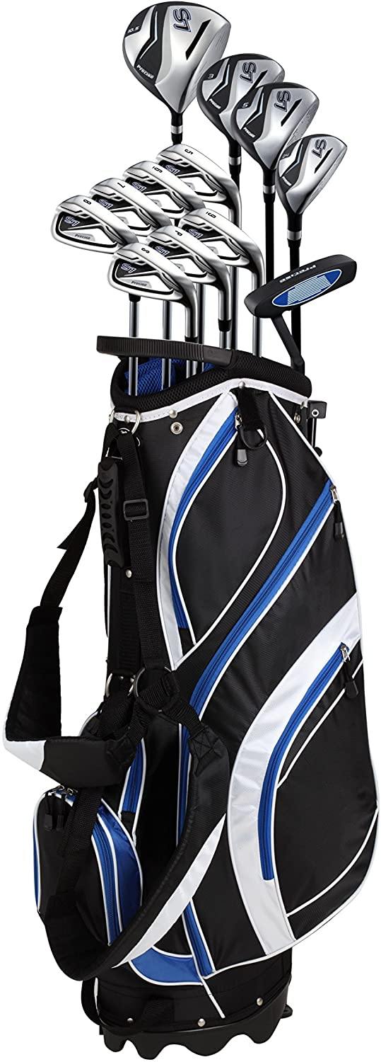 18 Piece Men's Complete Golf Club Package Set With Titanium Driver - JOY2ESpree