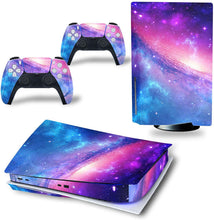 
                        
                          Load image into Gallery viewer, Ps5 Stickers Full Body Vinyl Skin Decal Cover for Playstation 5 Digital Edition Console Controllers (CD Version, Pink Starry Sky) - JOY2ESpree
                        
                      