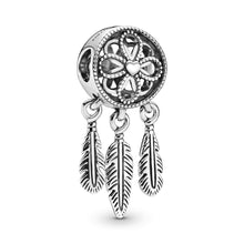 
                        
                          Load image into Gallery viewer, Pandora Jewelry Spiritual Dreamcatcher Sterling Silver Charm - JOY2ESpree
                        
                      