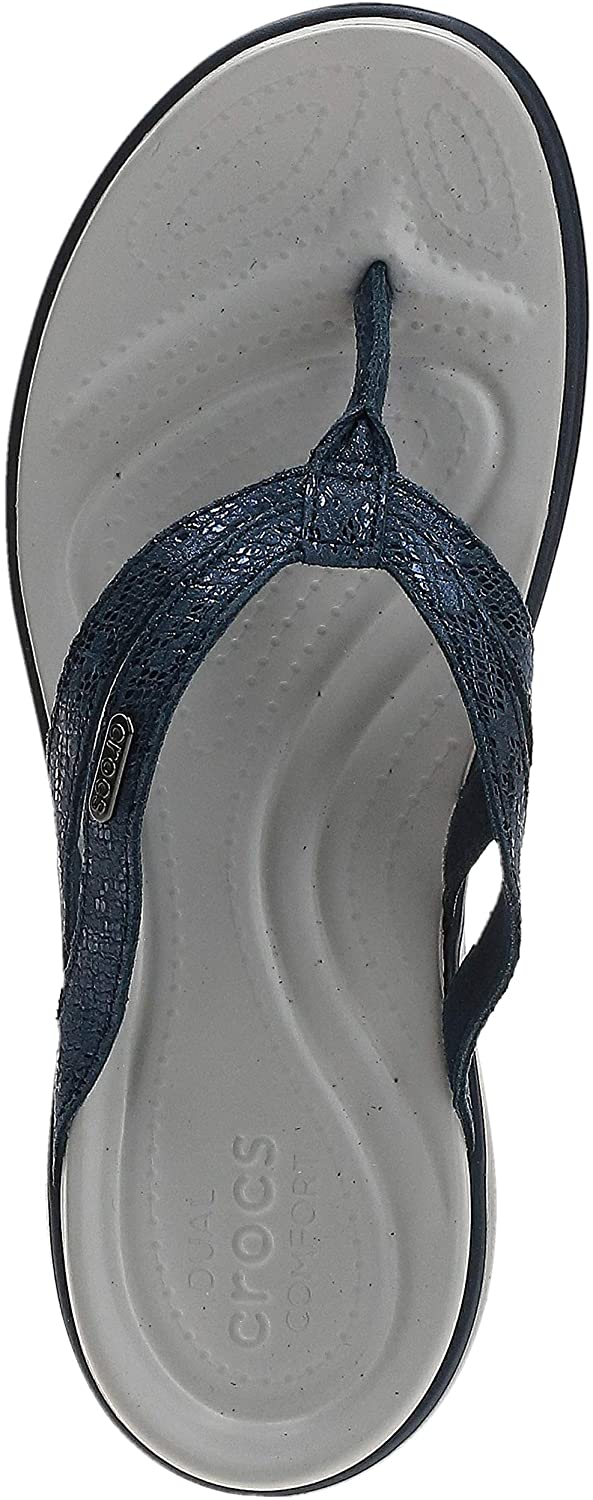 Crocs Women's Capri Strappy Flip Flop | Casual Comfortable Sandals