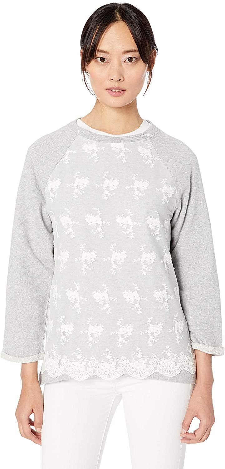 Jag Jeans Women's Lana Lace Overlay Sweatshirt