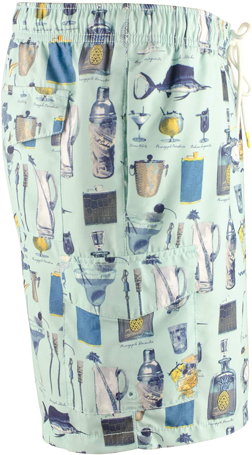 Tommy Bahama Mens Naples Well Stocked Printed Swimwear Swim Trunks