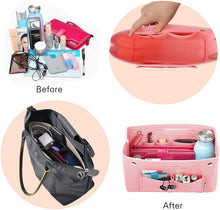 
                        
                          画像をギャラリービューアに読み込む, Vercord Felt Tote Handbag Purse Pocketbook Organizer Insert Divider Shaper Bag in Bag
                        
                      