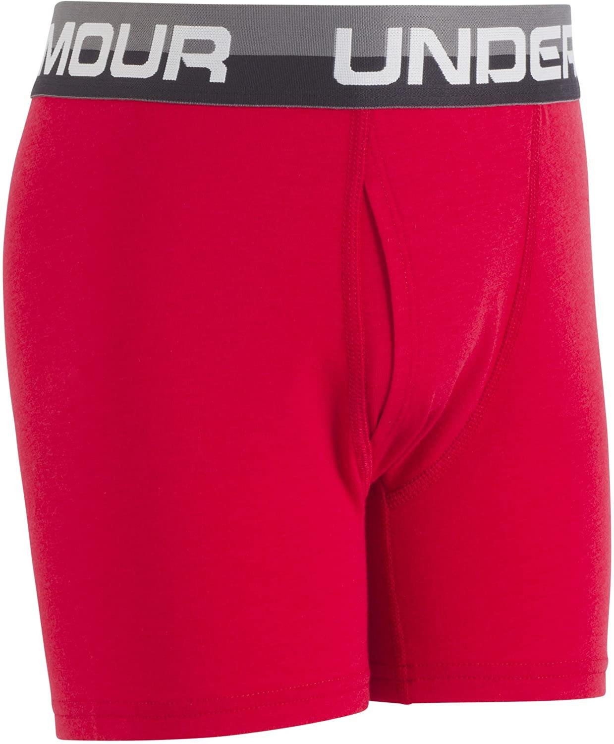 Under Armour Boys' Big Charged Cotton Stretch Boxer Jock