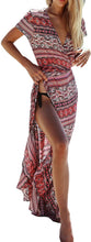 
                        
                          गैलरी व्यूवर में इमेज लोड करें, R.Vivimos Womens Summer Long Sleeve Cardigan Sexy Maxi Dresses
                        
                      