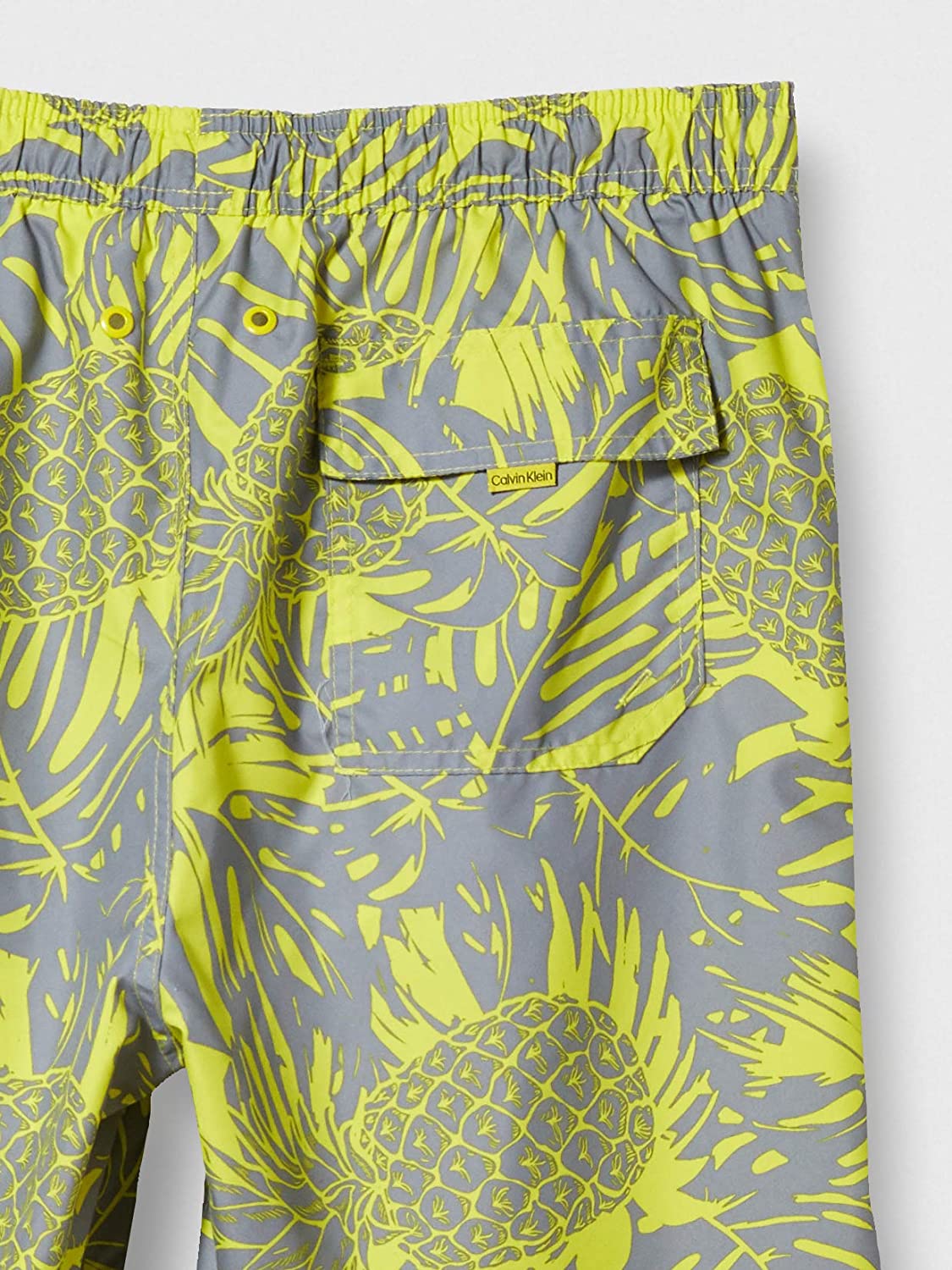 Calvin Klein Men's 7 Inch Elastic Waist Quick Dry Swim Trunk