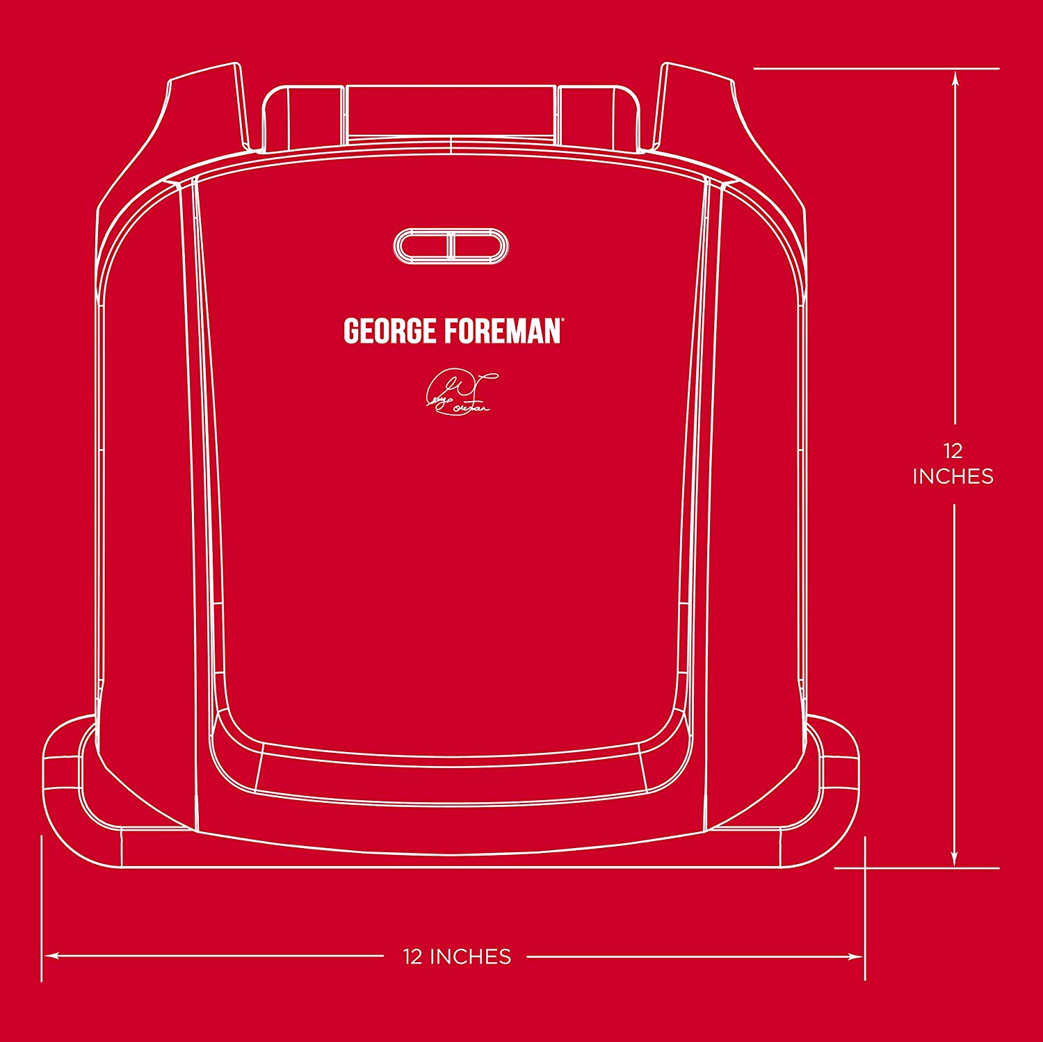 George Foreman 4-Serving Removable Plate Grill and Panini Press, Black, GRP360B - JOY2ESpree