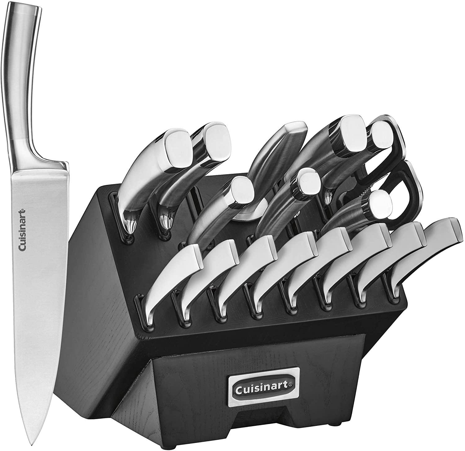 Cuisinart C77SS-19P Normandy 19 Piece Cutlery Block Set, Stainless Steel - JOY2ESpree