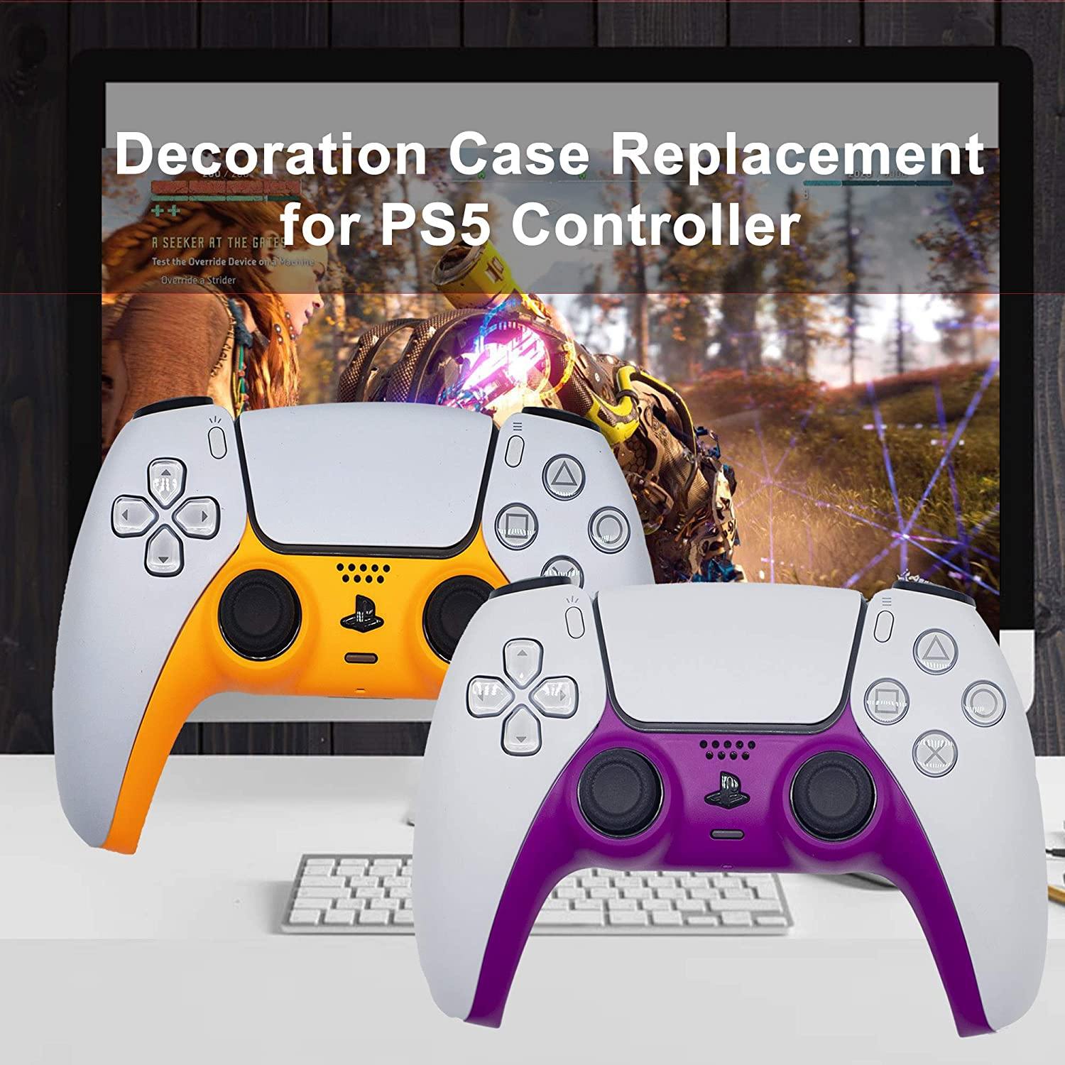 Decorative Shell Case Cover Skin Replacement Set for PS5 Wireless Controller - JOY2ESpree