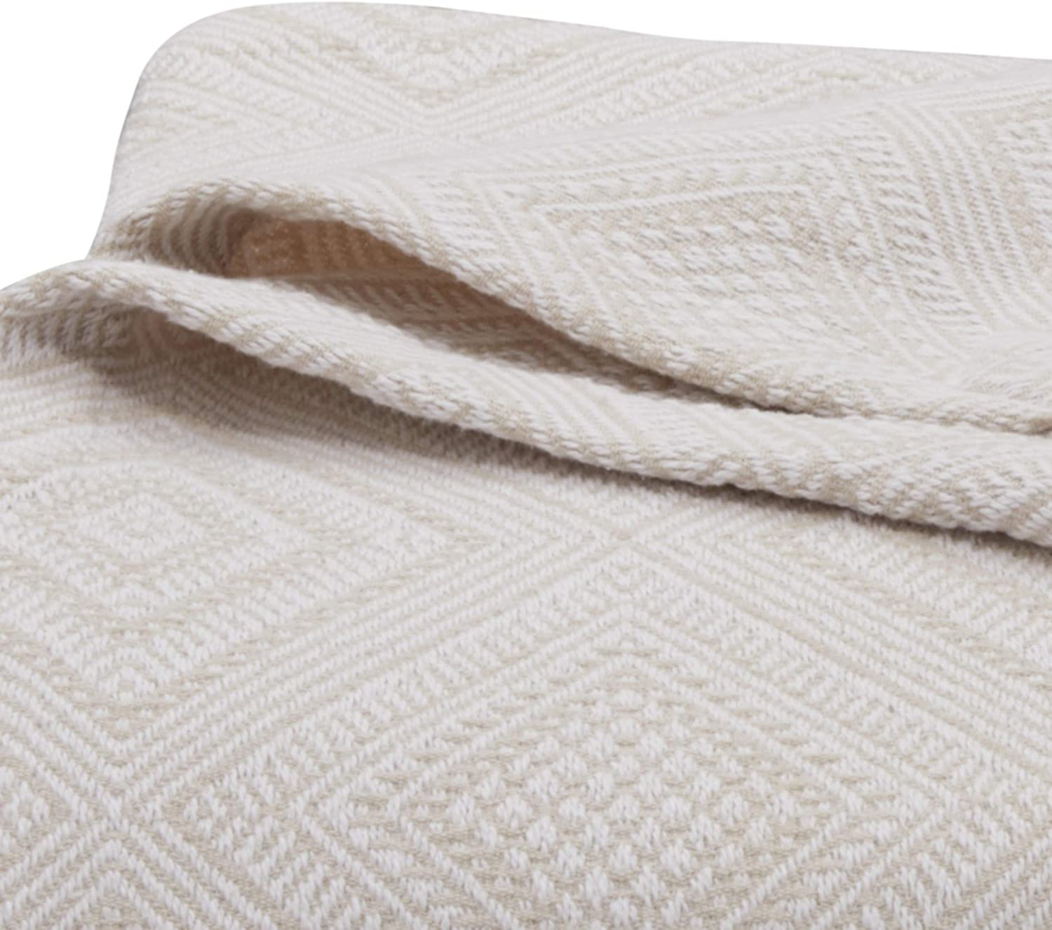Tommy Bahama Palm Desert Blanket, King, Natural
