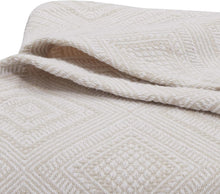 
                        
                          Load image into Gallery viewer, Tommy Bahama Palm Desert Blanket, King, Natural
                        
                      
