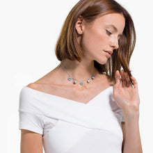 
                        
                          画像をギャラリービューアに読み込む, SWAROVSKI Women's Shell Jewelry Collection, Rhodium Finish, Aqua Blue Crystals - JOY2ESpree
                        
                      