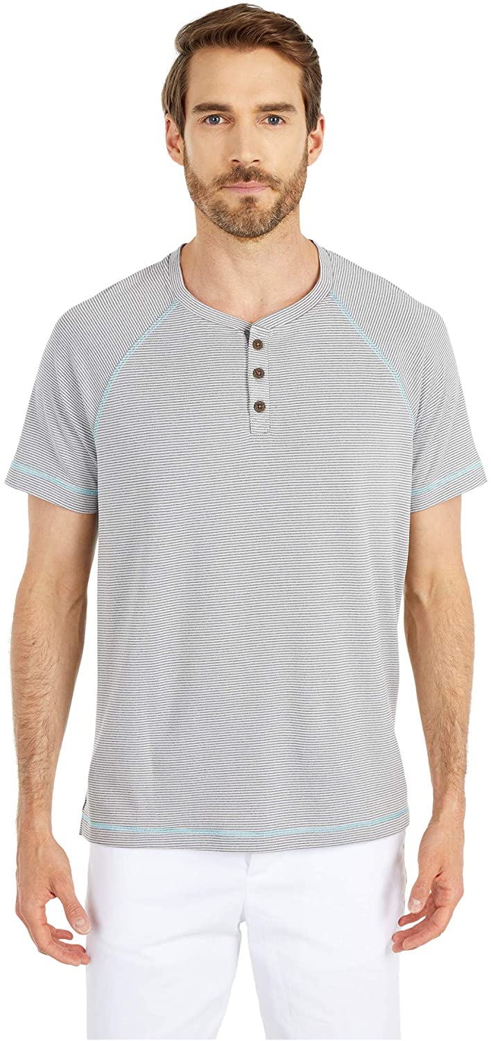 Tommy Bahama Poly Wicking Double Knit Henley