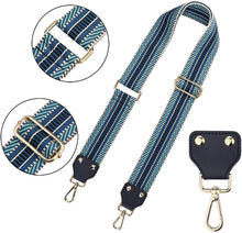 
                        
                          गैलरी व्यूवर में इमेज लोड करें, Bag/Purse Strap Replacement Crossbody Shoulder For Women Adjustable Jacquard Woven Cotton Guitar Strap Banjo Strap Style
                        
                      