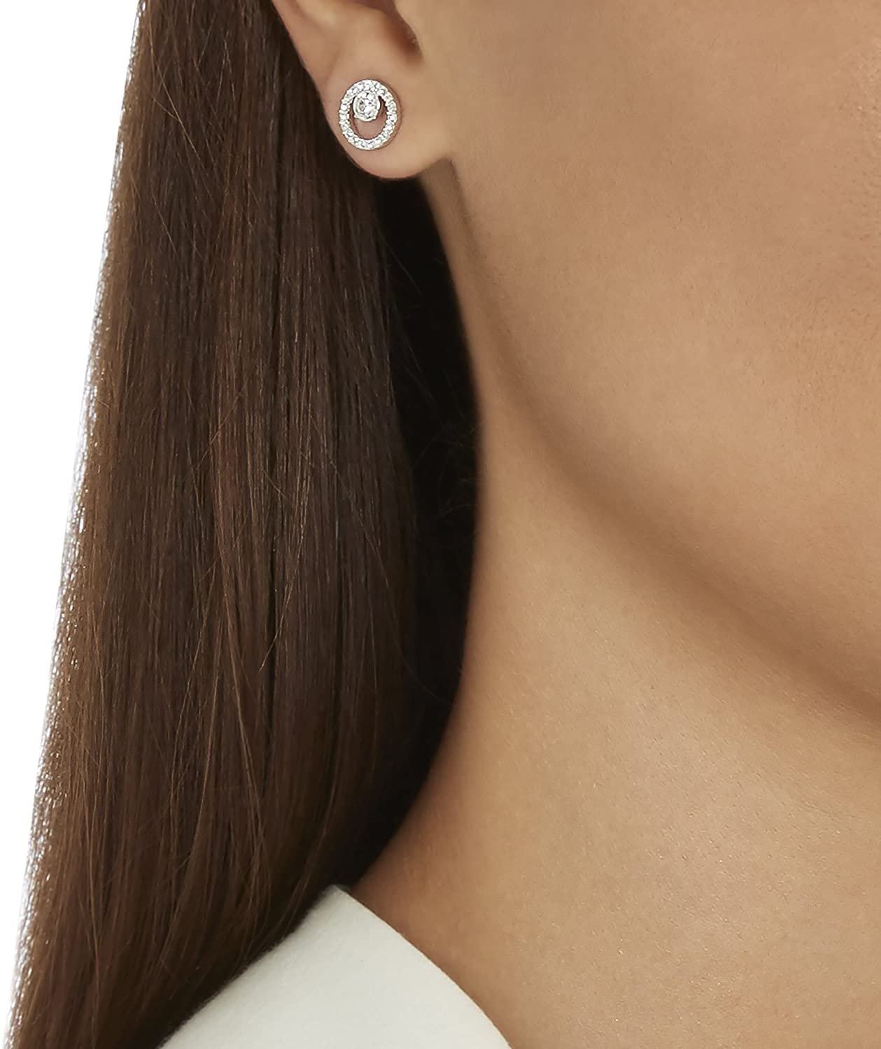 SWAROVSKI Women's Creativity Circle Jewelry Collection, Clear Crystals - JOY2ESpree