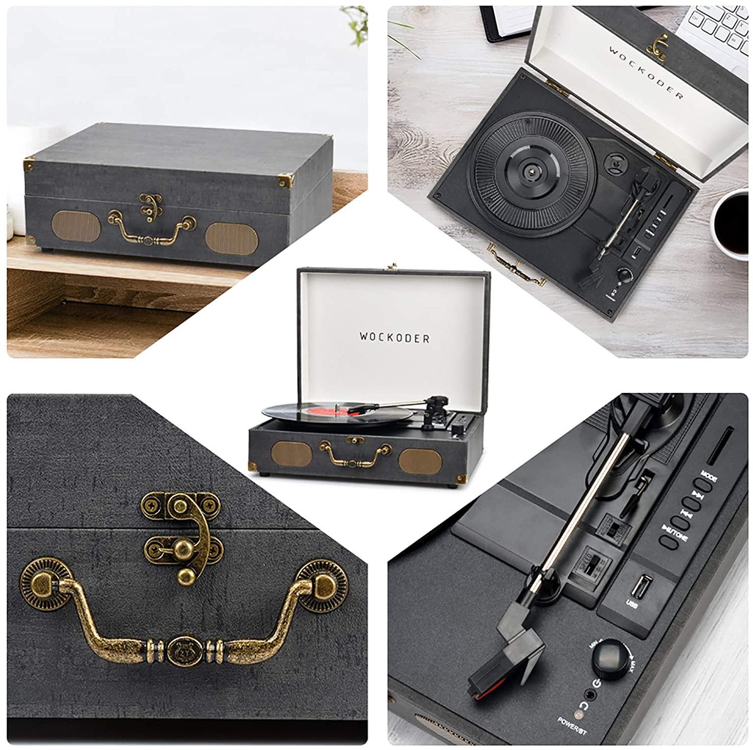 Record Player with Speakers Vinyl Record Player Wireless Turntables - JOY2ESpree