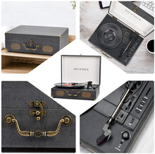 
                        
                          將圖片載入圖庫檢視器 Vinyl Record Player with Speakers Wireless Turntables - JOY2ESpree
                        
                      