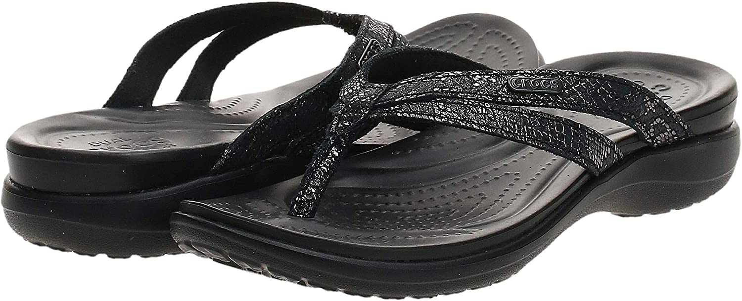 Crocs Women's Capri Strappy Flip Flop | Casual Comfortable Sandals