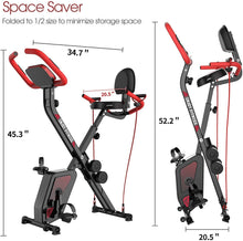 
                        
                          將圖片載入圖庫檢視器 pooboo Folding Exercise Bike Indoor Cycling Bike Magnetic Upright Bike Stationary Bike - JOY2ESpree
                        
                      