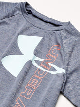 
                        
                          Load image into Gallery viewer, Under Armour Boys' Tech Split Logo Hybrid T-Shirt - JOY2ESpree
                        
                      