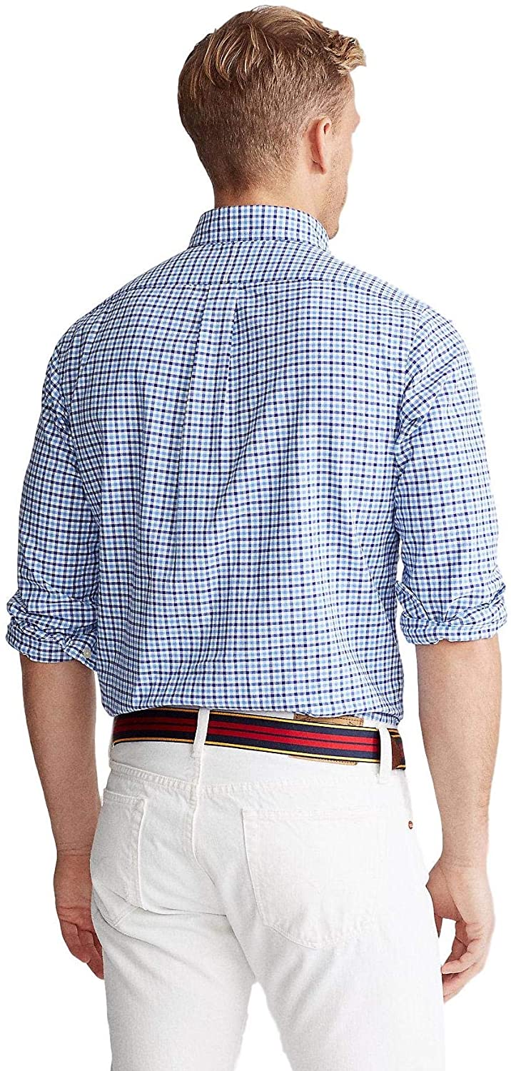 Ralph Lauren Mens Logo Button-Down Dress Shirt
