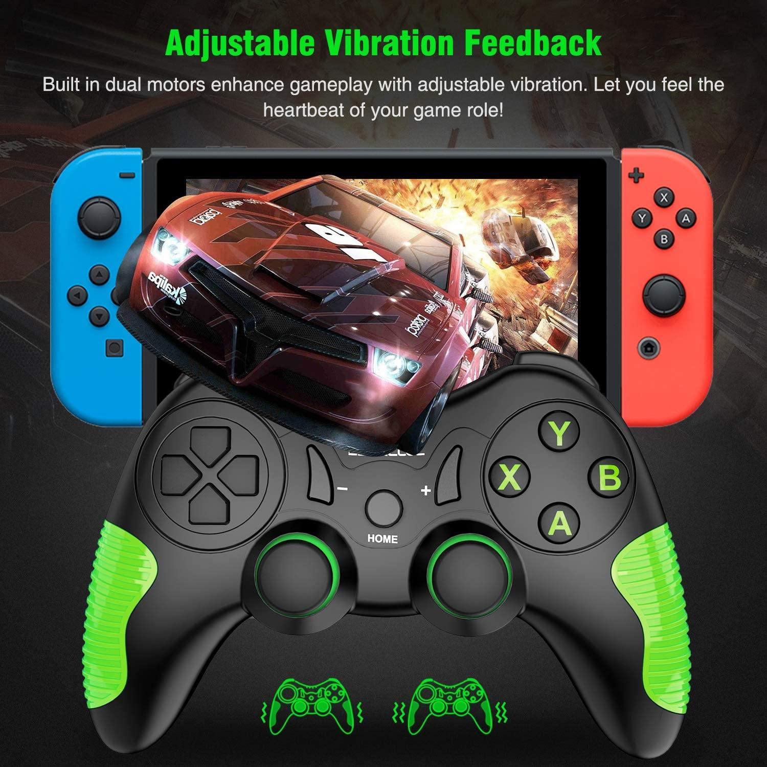 BEBONCOOL Wireless Pro Controller for Switch, Wireless Controller for Switch Pro Controller with Vibration - JOY2ESpree