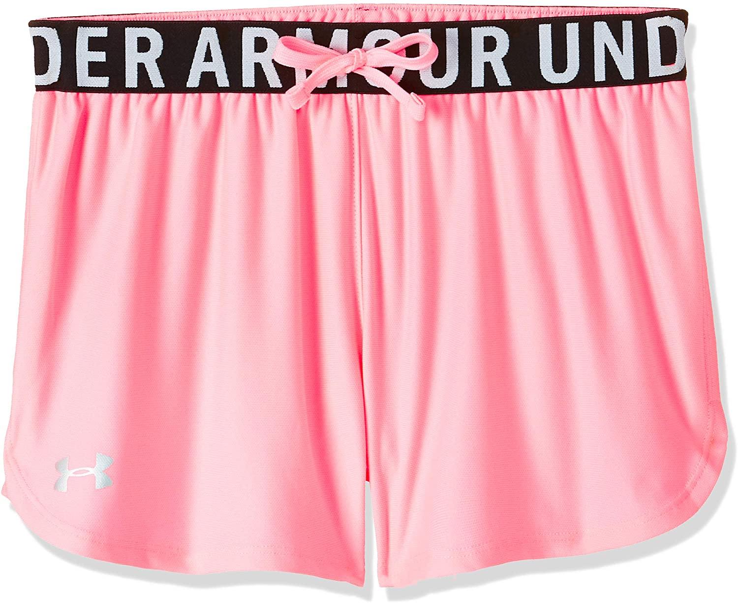 Under Armour Girls' Play Up Solid Workout Gym Shorts