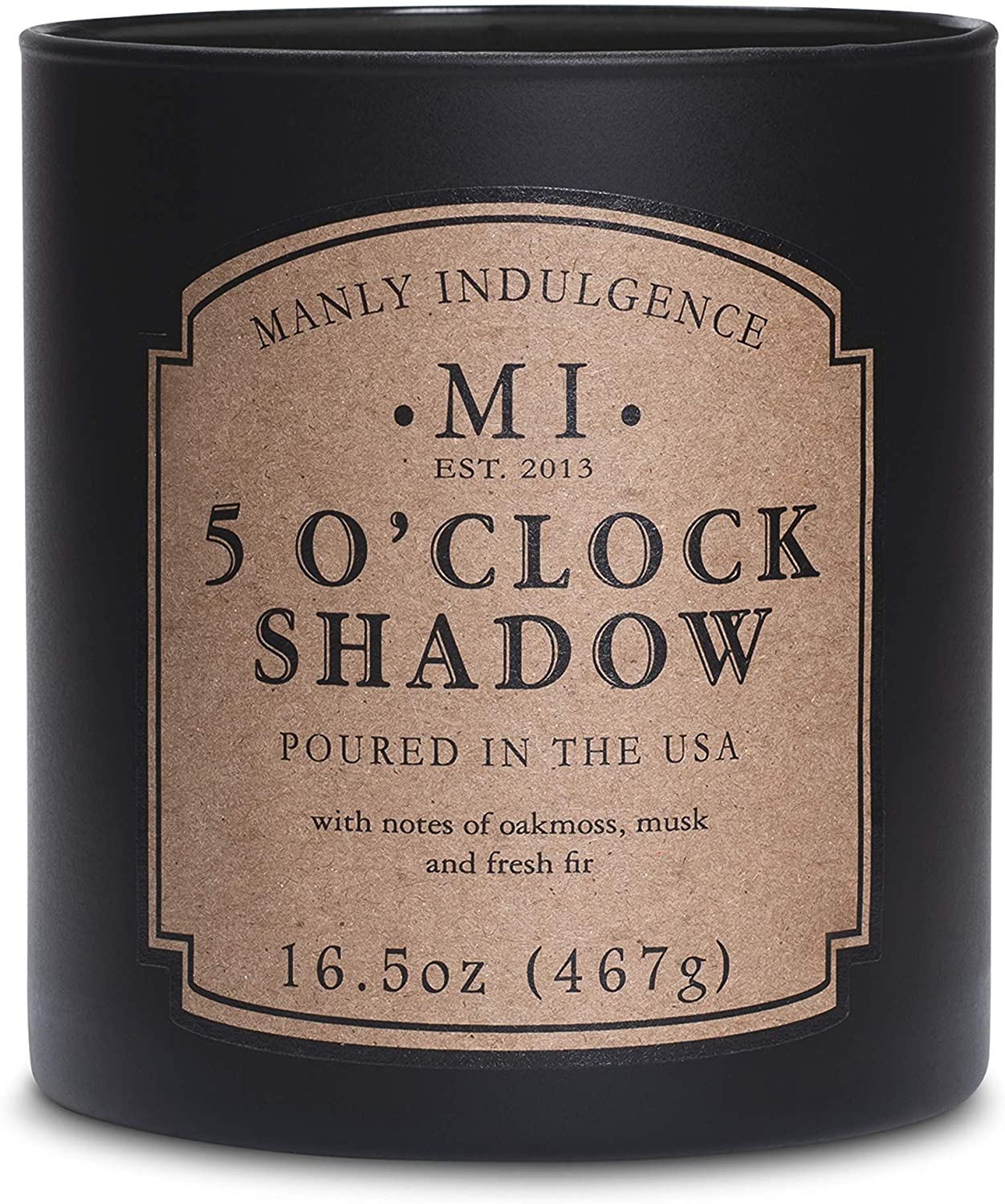 Manly Indulgence Sea Salt & Ginger Scented Jar Candle, 15 Oz, White
