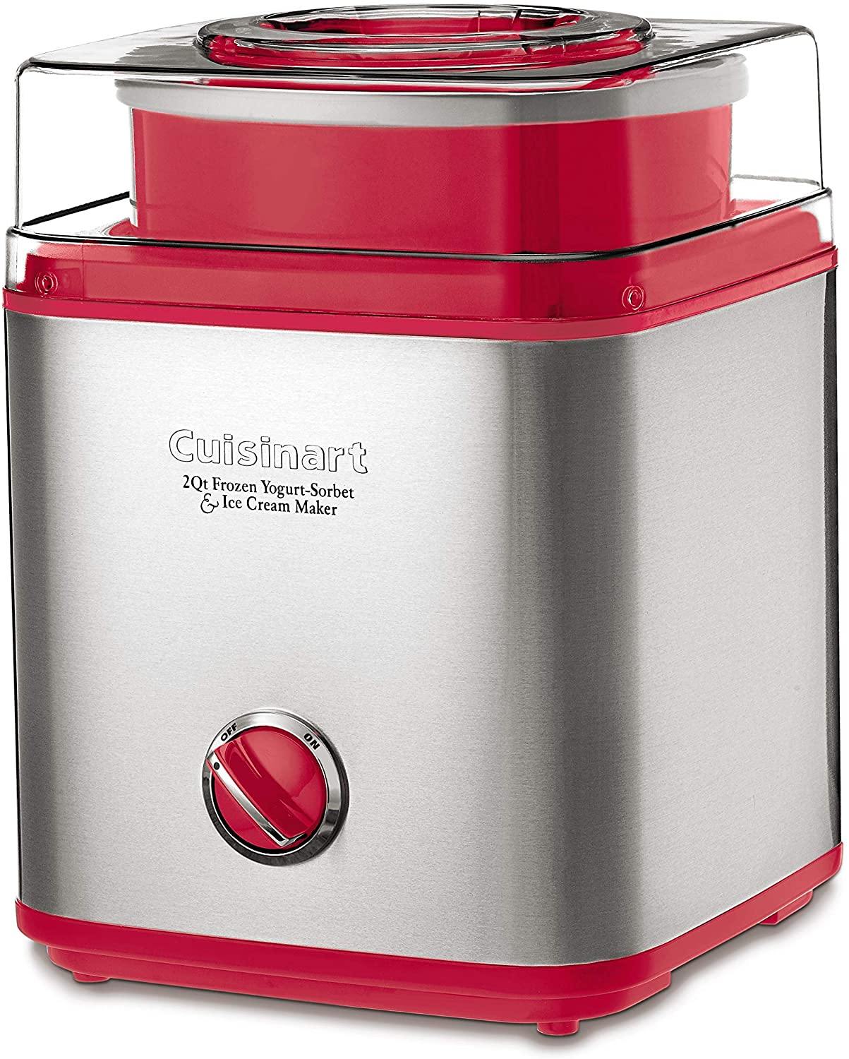 Cuisinart ICE-30BC Pure Indulgence 2-Quart Automatic Frozen Yogurt, Sorbet, and Ice Cream Maker - Silver (ICE-30BCP1) - JOY2ESpree