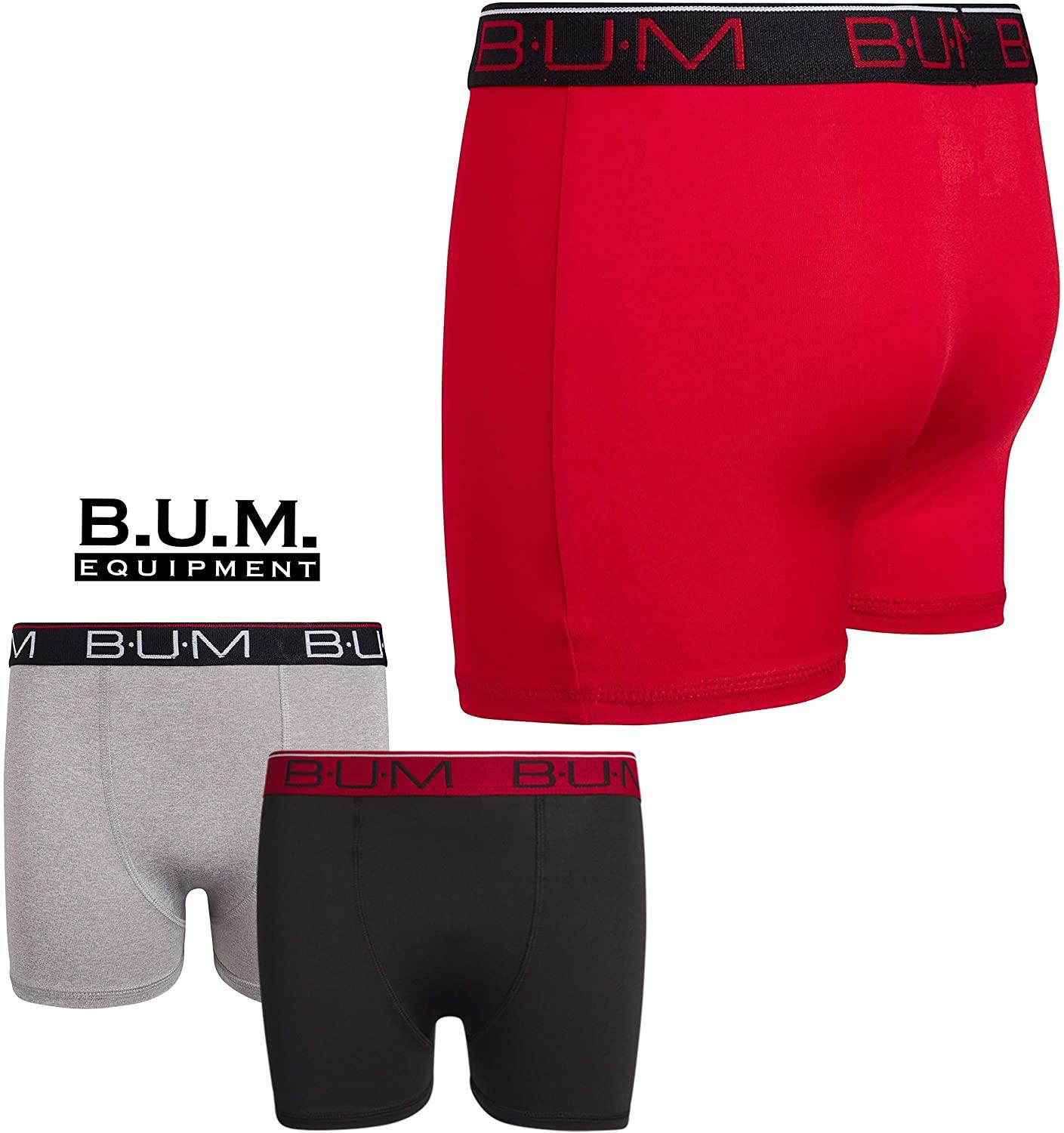 B.U.M. Equipment Boys Performance Dry-Fit Compression Boxer Briefs (3 Pack) - JOY2ESpree