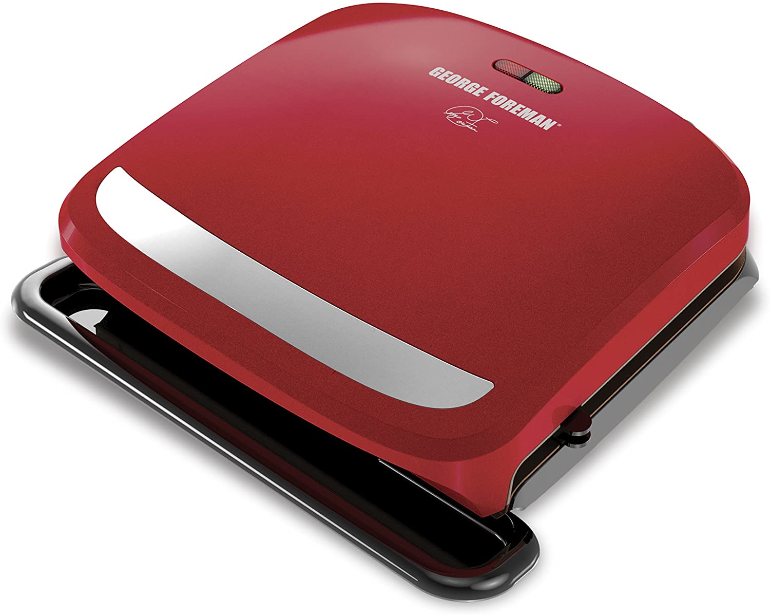 George Foreman 4-Serving Removable Plate Grill and Panini Press, Black, GRP360B - JOY2ESpree