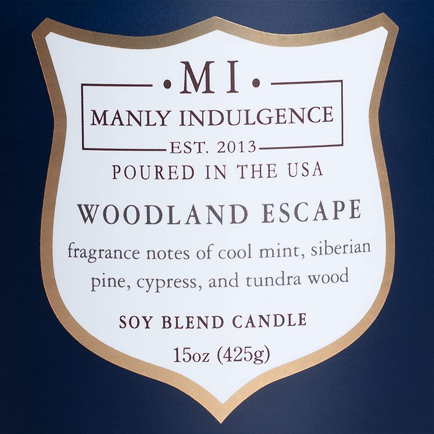 Manly Indulgence Sea Salt & Ginger Scented Jar Candle, 15 Oz, White