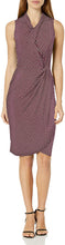 
                        
                          Muat gambar ke penampil Galeri, Amazon Brand - Lark &amp; Ro Women's Sleeveless Crossover Twist Neck Faux Wrap Dress
                        
                      
