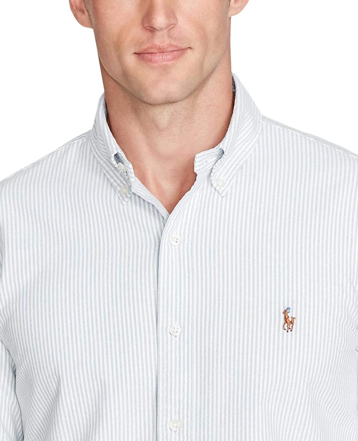 Ralph Lauren Mens Logo Button-Down Dress Shirt