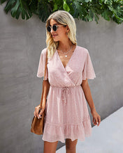 
                        
                          Cargar imagen en el visor de la galería, KIRUNDO 2021 Women’s Summer Short Sleeve Ruffle Floral Dress
                        
                      