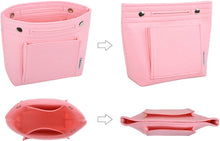 
                        
                          画像をギャラリービューアに読み込む, Vercord Felt Tote Handbag Purse Pocketbook Organizer Insert Divider Shaper Bag in Bag
                        
                      