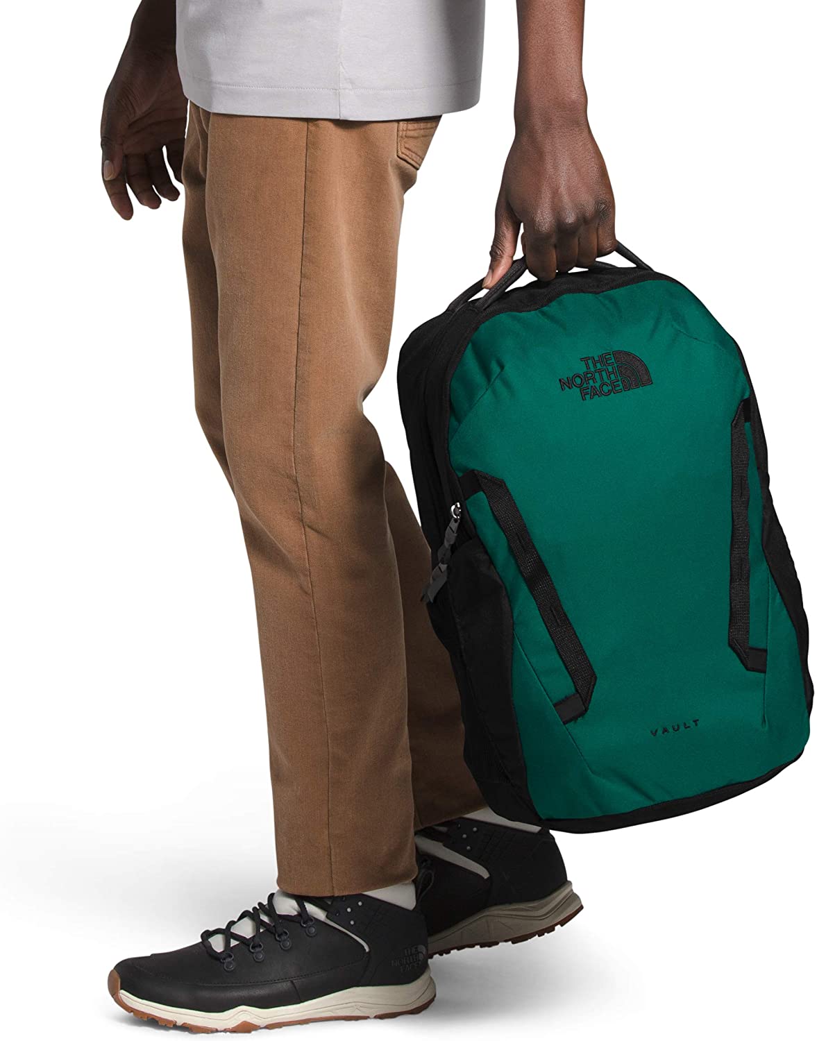 The North Face Vault Backpack, Moab Khaki/Asphalt Grey, One Size