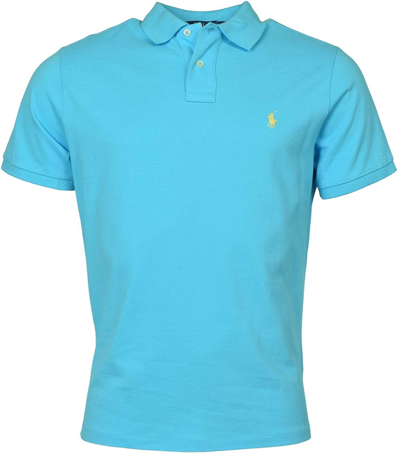 Polo RL Men's Custom Slim Fit Mesh Pony Shirt