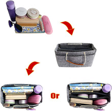 
                        
                          Muat gambar ke penampil Galeri, MISIXILE Felt Insert Bag Organizer - 2in1, Bag In Bag Tote Purse Organizer with Handles for Speedy Neverfull Longchamp
                        
                      