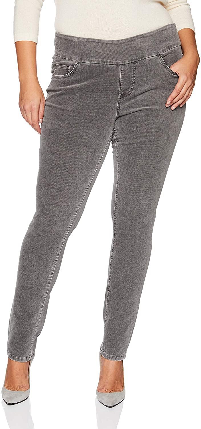 Jag Jeans Women's Plus Size Peri Straight Pull on Corduroy Pant
