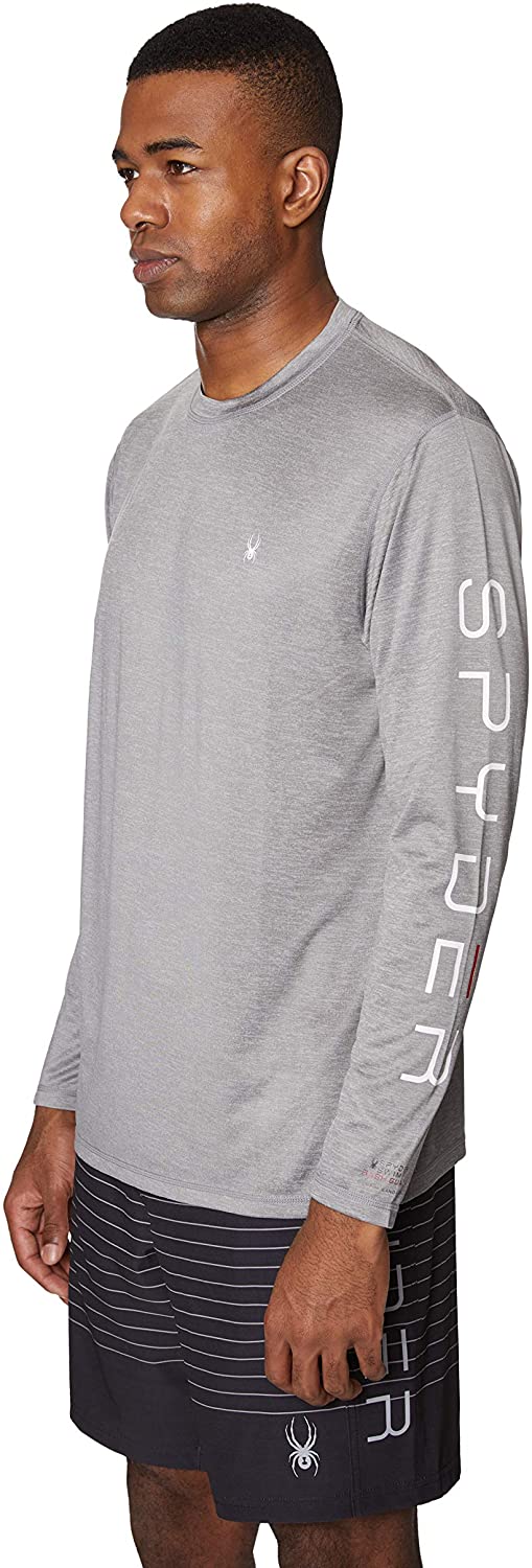 Spyder Men's Heather Long Sleeve Rashguard