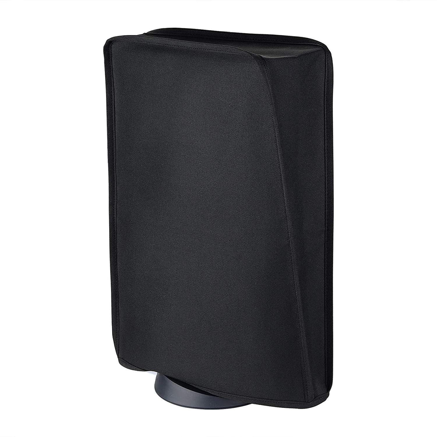 PlayVital Gray Nylon PS5 Dust Cover, Soft Neat Lining Dust Guard for DualSense 5 Console - JOY2ESpree