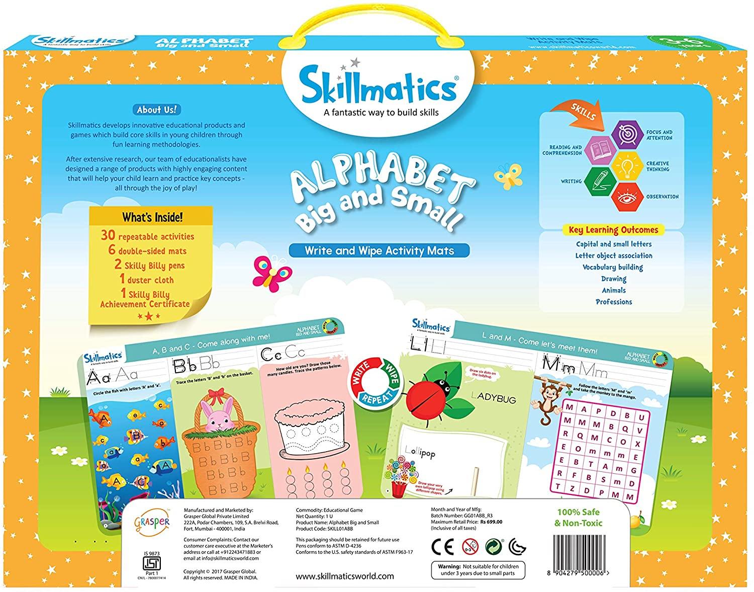 Skillmatics Educational Game: I Can Write (3-6 Years) - JOY2ESpree