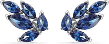 
                        
                          Load image into Gallery viewer, Swarovski Women's Louison Jewelry Collection, Rhodium Finish, Blue Crystals, Clear Crystals - JOY2ESpree
                        
                      