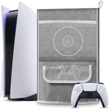 
                        
                          Load image into Gallery viewer, Esimen Sleeve Protective Case Dust Cover for PS5 Console /Playstation 5 Digital Edition ,PS5 Controller Cover Compatible with 12 Game Disc Pockets - JOY2ESpree
                        
                      