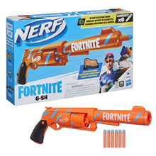 
                        
                          Muat gambar ke penampil Galeri, NERF Fortnite 6-SH Dart Blaster -- Camo Pulse Wrap, Hammer Action Priming, 6-Dart Rotating Drum, Includes 6 Official Elite Darts
                        
                      