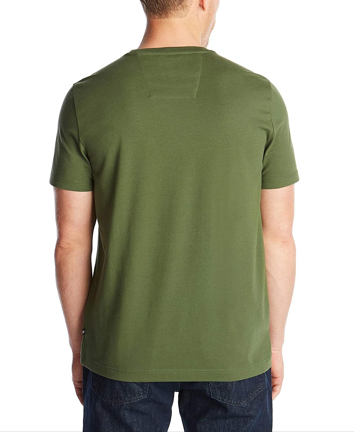Nautica Men's Solid Crew Neck Short-Sleeve Pocket T-Shirt - JOY2ESpree