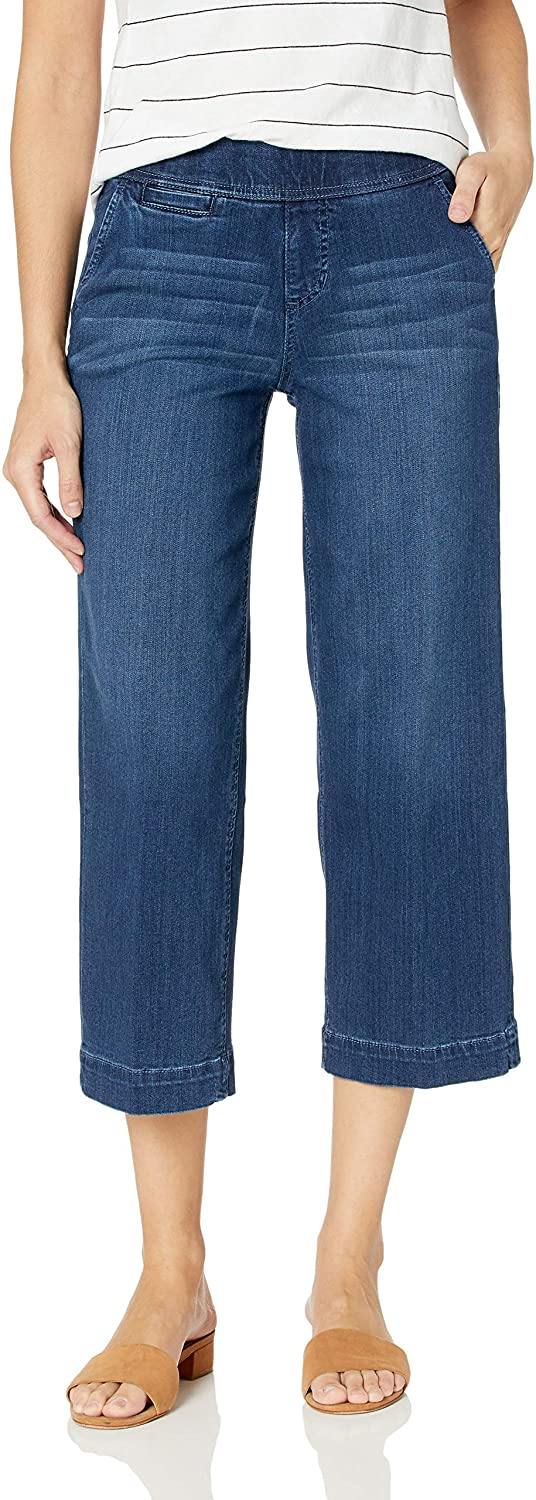 Jag Jeans Women's Eliana Wide Pull on Crop Trouser