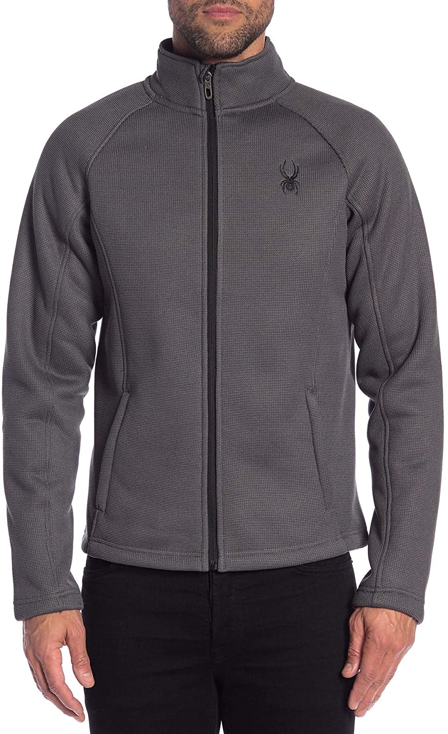 Spyder Men's Stellar Jacket Sherpa Lined Bonded Fleece