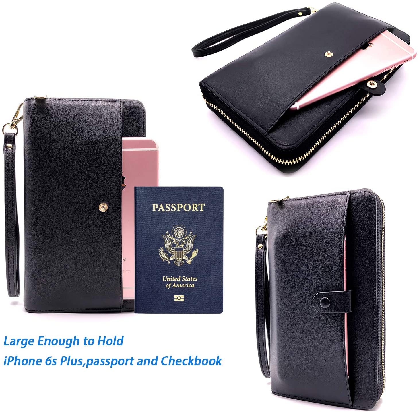 All-in-One Cash Envelopes Wallet Finances Organizer with 12 Budget Envelopes & Budget Sheets